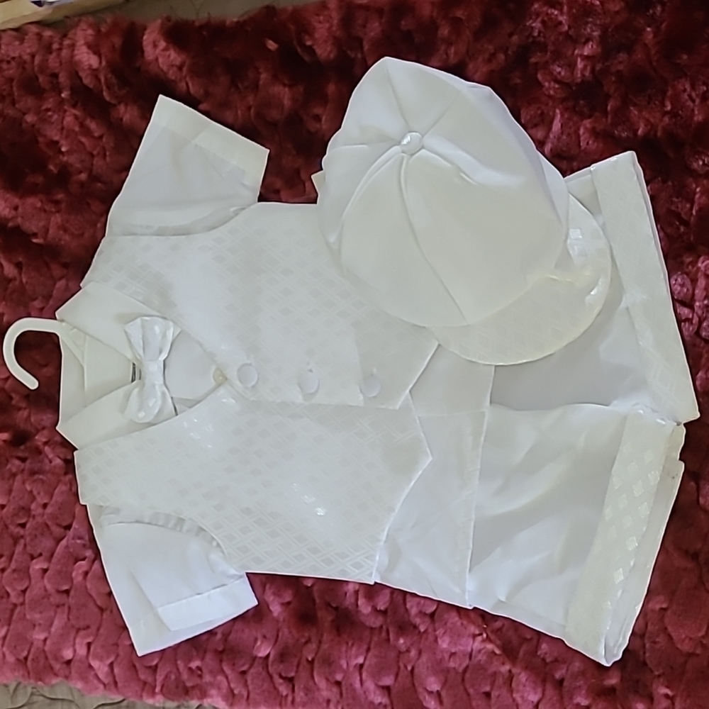Elegant White Kids Matching Set